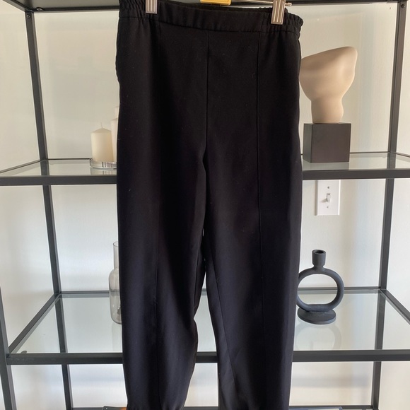 Zara Black Tapered Dress Pant size S - Picture 2 of 2